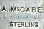 A. McCABE hallmark on jewelry For Andrew Mc Cabe