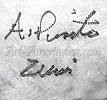 A Pinto Zuni script hallmark on Indian jewelry