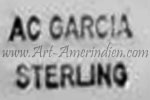 AC GARCIA hallmark on jewelry is Anthony C. Garcia, Pascua/ Yaqui