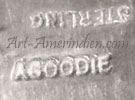 Craig Agoodie Navajo hallmark on southwest indian native american jewelry