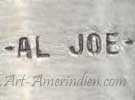 AL JOE mark on Indian jewelry is Alfred Joe Navajo silversmith