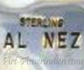 Al Nez Navajo hallmark on Indian Native American jewelry