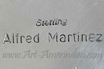 Alfred Martinez hallmark on southwest jewelry