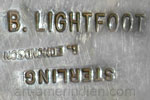 B Lightfoot mark on Indian jewelry is Edmundson Buddy