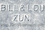 Bill & Lou zuni hallmark on Indian jewelery