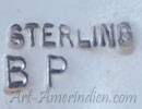 BP mark on sterling silver jewelry is Brenda Pete Navajo