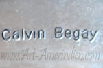 Calvin Begay Navajo hallmark on jewelery