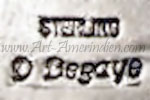 D Begaye hallmark on indian jewelry is Dale Begaye Navajo artist signature