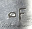 DF Franck Drapper Navajo mark on Jewelry