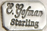 E Gofman Eli, retail shop and European jewelry maker, not Native American