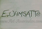 Eric Ohmsatte, Zuni Indian Native American hallmark