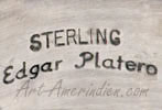 Edgar Platero navajo silversmith hallmark