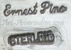 Ernest Pino Navajo trademark on Native American jewelry