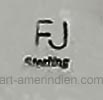 Fj mark on southwest jewelry for Joe Felix navajo silversmith