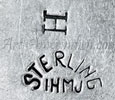 H and IHMJ stamp