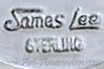 James Lee Navajo hallmark on Indian jewelry