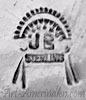 feathered JB hallmark on jewelry
