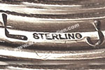 L sterling J mark is Lester Jackson, Navajo Indian Native jewelry hallmark