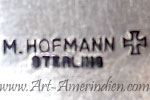 M. Hofmann hallmark on jewelry, silversmith for Tiffany & Co