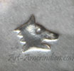 Wolf head mark