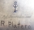 R Platero mark for Ramone Platero and Carl Luthy shop mark