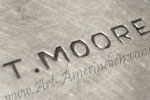 T. MOORE mark is Tommy Moore earlier mark