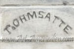 T. OHMSATTE mark on jewelry for Tony Ohmsatte zuni Indian Native American