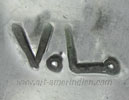 V.L. stamped mark on Indian jewelry is Vera Luna zuni