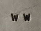 W W Wilbur Wauneka, Navajo Indian Native American mark on jewelry