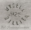 Wydell Billie Navajo hallmark on indian jewelry