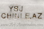 YSJ CHINLEY AZ mark is Slim Jim Yazzie Navajo